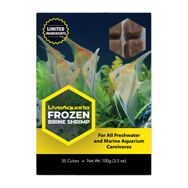 LiveAquaria® Frozen Brine Shrimp - 3.5 oz Cubes