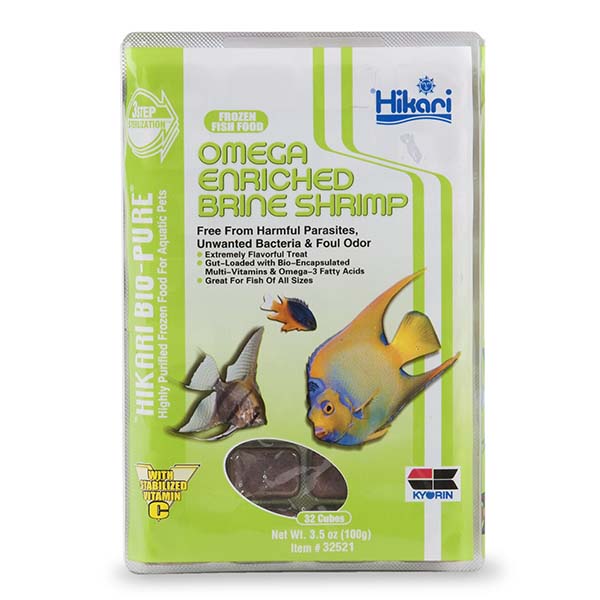 Hikari® Bio-Pure® Omega Enriched Brine Shrimp Frozen Fish Food Hikari® Bio-Pure® Omega Enriched Brine Shrimp Frozen Fish Food