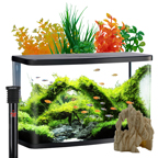 LiveAquaria 8 Gallon Curved-Edge Aquarium Kits